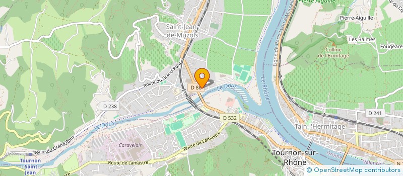 localisation de l'entreprise ZIVIA  SAINT-JEAN-DE-MUZOLS