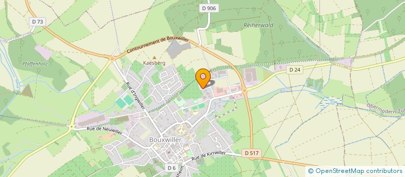 localisation de l'entreprise ZIVINVEST  BOUXWILLER