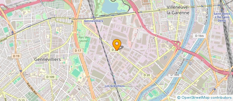 localisation de l'entreprise ZIVY CONTROLE  GENNEVILLIERS