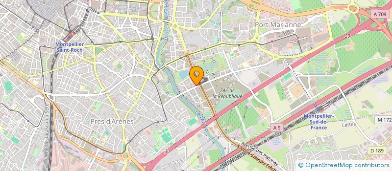 localisation de l'entreprise ZIWIT à MONTPELLIER