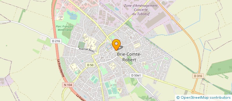 localisation de l'entreprise ZIYAAM à BRIE-COMTE-ROBERT
