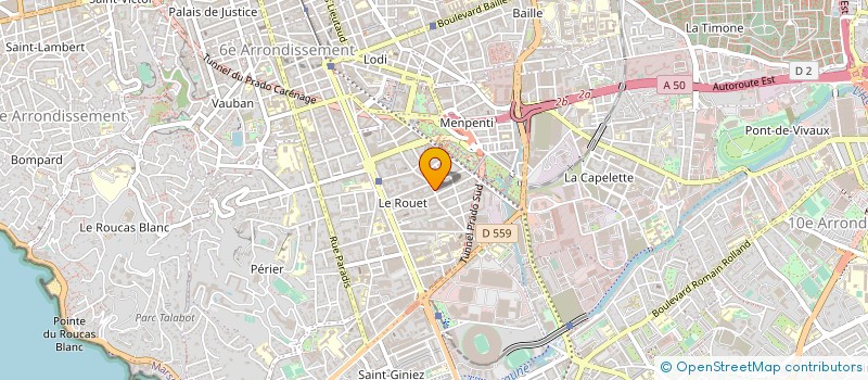 localisation de l'entreprise ZIZOU à MARSEILLE