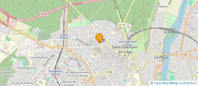 localisation de l'entreprise ZIZOU RENOVATION  SAINT-GERMAIN-EN-LAYE