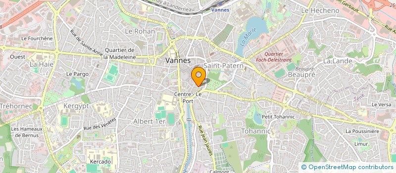 localisation de l'entreprise ZIZZI à VANNES