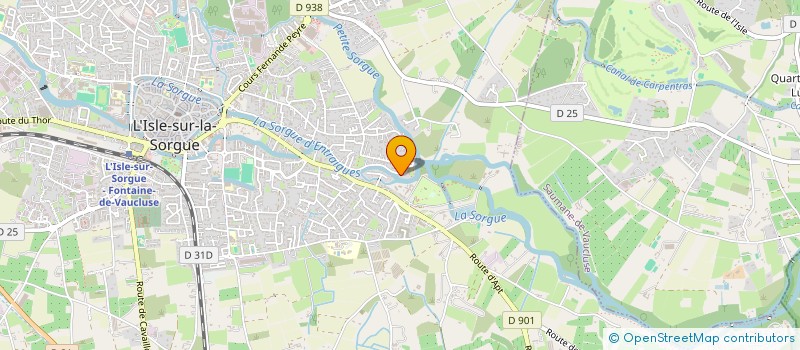 localisation de l'entreprise ZJ  L'ISLE-SUR-LA-SORGUE