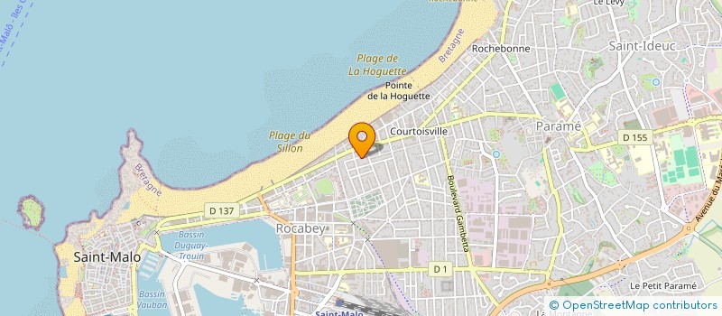 localisation de l'entreprise ZJ INVEST  SAINT-MALO