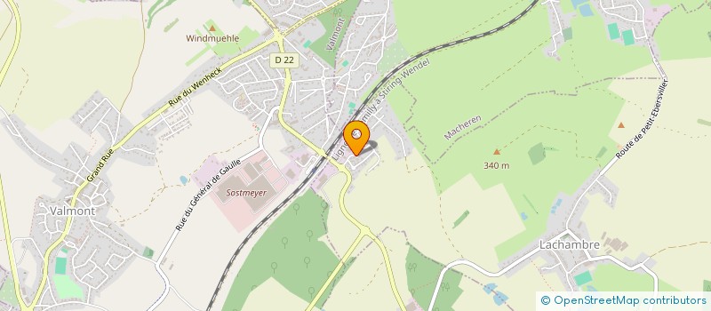 localisation de l'entreprise ZJ INVEST  LACHAMBRE