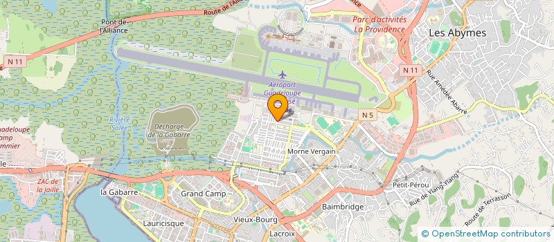 localisation de l'entreprise ZJ INVESTISSEMENT  LES ABYMES