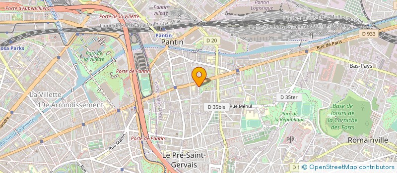 localisation de l'entreprise ZJF  PARIS