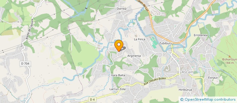 localisation de l'entreprise ZJL  ASCAIN