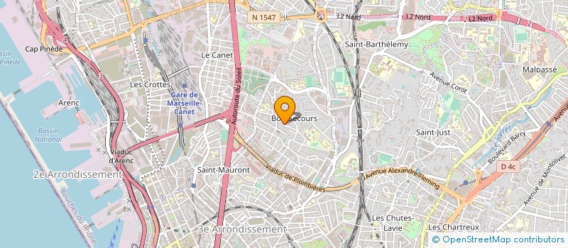 localisation de l'entreprise ZJTECH à MARSEILLE
