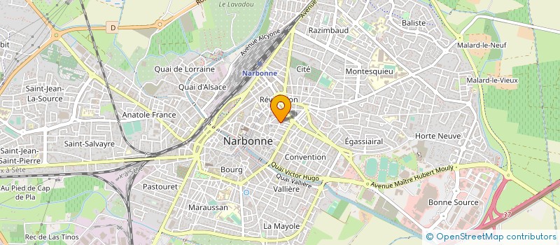 localisation de l'entreprise ZK  NARBONNE