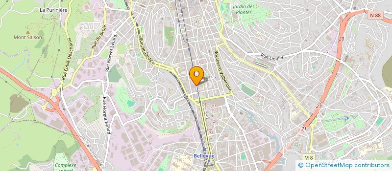 localisation de l'entreprise ZK ADMIN  SAINT-ETIENNE