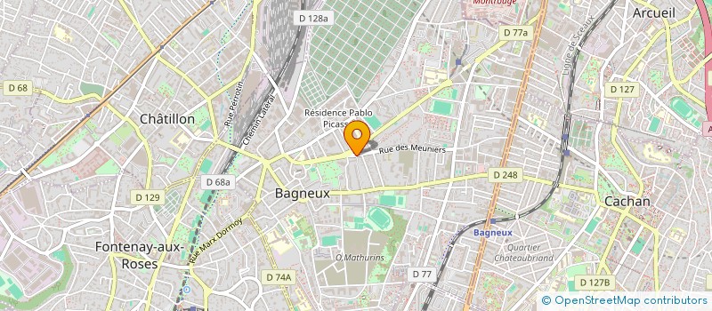 localisation de l'entreprise ZK BATIMENT à BAGNEUX