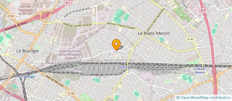 localisation de l'entreprise ZK CONSTRUCTION à DRANCY