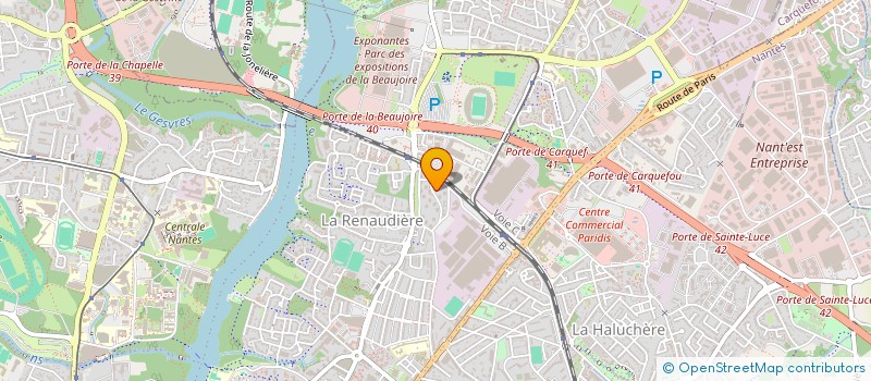 localisation de l'entreprise ZK COUVERTURE ETACNHEITE à NANTES