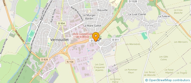 localisation de l'entreprise ZK DISCOUNT à VERNOUILLET