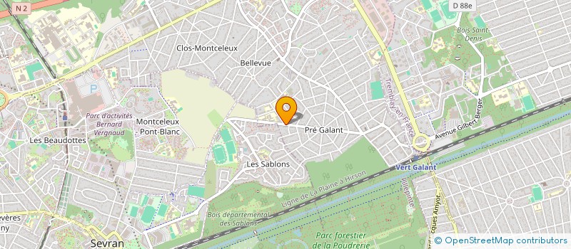 localisation de l'entreprise ZK DISTRIBUTION à VILLEPINTE