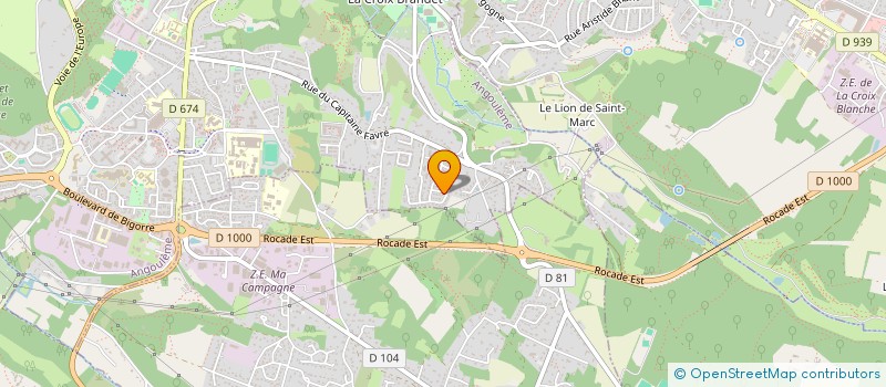 localisation de l'entreprise ZK EVENTS à ANGOULEME