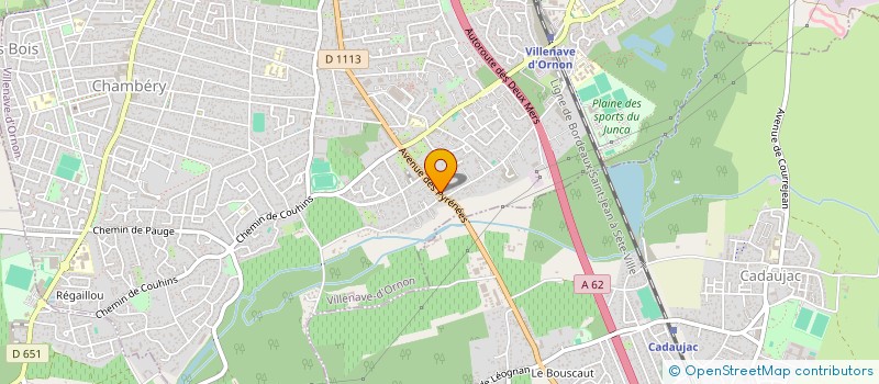 localisation de l'entreprise ZK EXPRESS à VILLENAVE-D'ORNON
