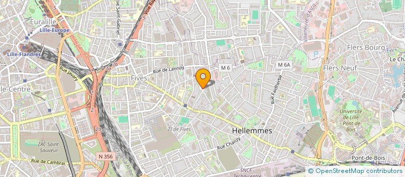 localisation de l'entreprise ZK INVEST  LILLE