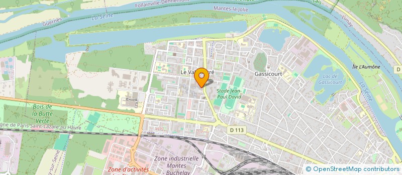 localisation de l'entreprise ZK INVEST  MANTES-LA-JOLIE