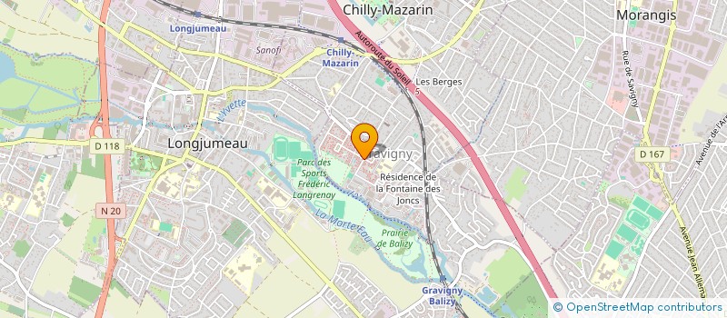 localisation de l'entreprise ZK INVESTISSEMENT à CHILLY-MAZARIN