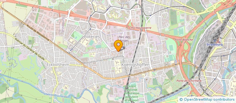 localisation de l'entreprise ZK PREPA-AUTO à STRASBOURG