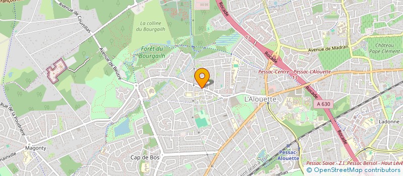 localisation de l'entreprise ZK PROD - ZKP  PESSAC