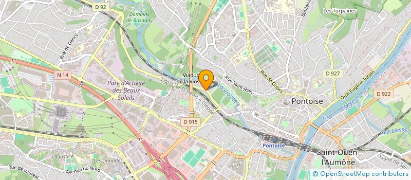 localisation de l'entreprise ZK TELECOM  PONTOISE