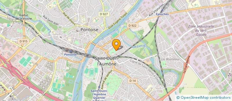 localisation de l'entreprise ZK TRANSPORT à SAINT-OUEN-L'AUMONE