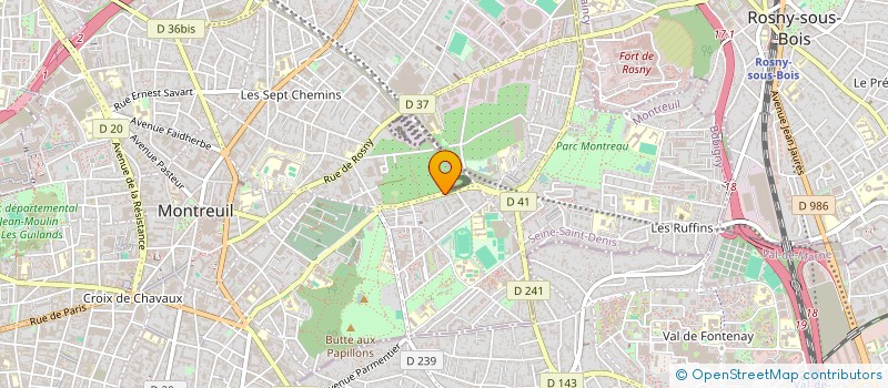localisation de l'entreprise ZKM CONSULTING à MONTREUIL