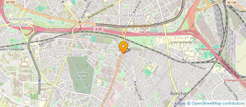 localisation de l'entreprise ZKS TRANSPORT à LILLE
