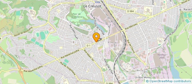 localisation de l'entreprise ZL  LE CREUSOT