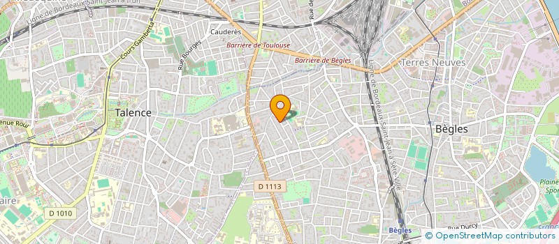 localisation de l'entreprise ZL  BEGLES