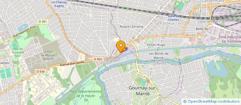 localisation de l'entreprise ZL ASCENSEURS  CHELLES