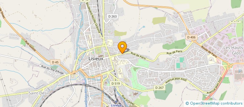 localisation de l'entreprise ZL EVENTS à LISIEUX