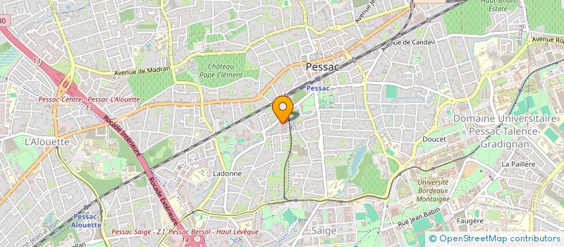 localisation de l'entreprise ZL IMMO  PESSAC