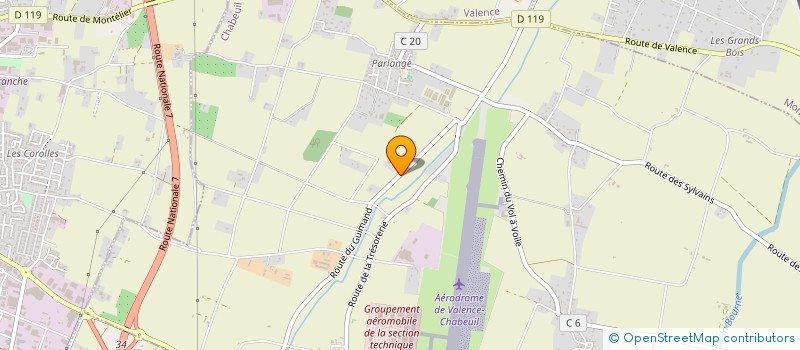 localisation de l'entreprise ZL IMMO à CHABEUIL