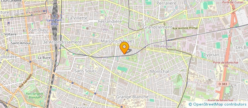 localisation de l'entreprise ZL IMMO  LYON