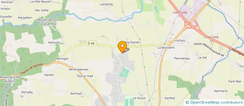 localisation de l'entreprise ZL POSE à CONCARNEAU
