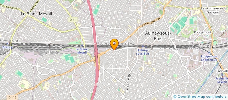 localisation de l'entreprise ZL PRESTIGE  AULNAY-SOUS-BOIS