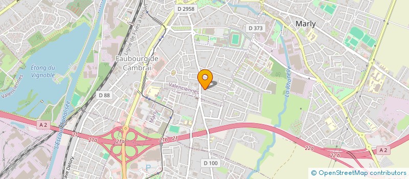 localisation de l'entreprise ZLA IMMO  VALENCIENNES