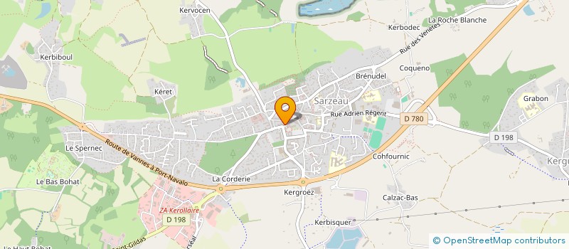 localisation de l'entreprise ZLCRH  SARZEAU