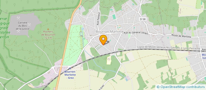 localisation de l'entreprise ZLEM HOLDING  BOURRON-MARLOTTE