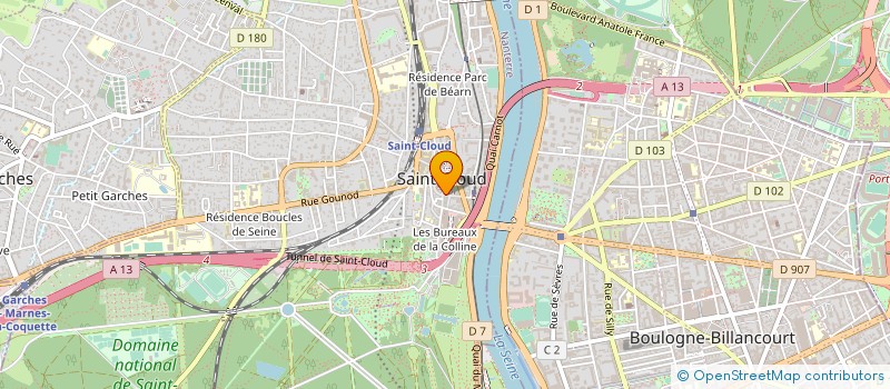 localisation de l'entreprise ZLF TRANSPORT à LEVALLOIS-PERRET