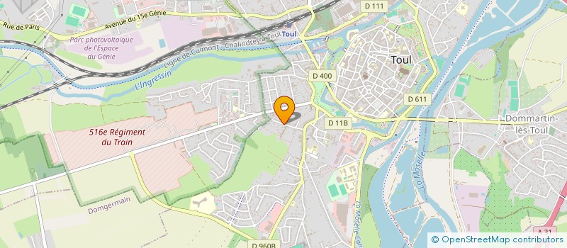 localisation de l'entreprise ZLM54  TOUL