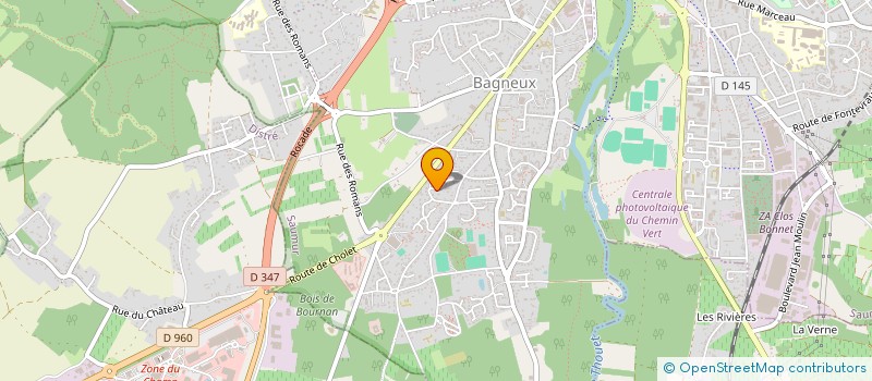 localisation de l'entreprise ZLN ENERGIE  SAUMUR