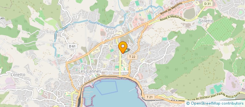 localisation de l'entreprise ZLR à AJACCIO