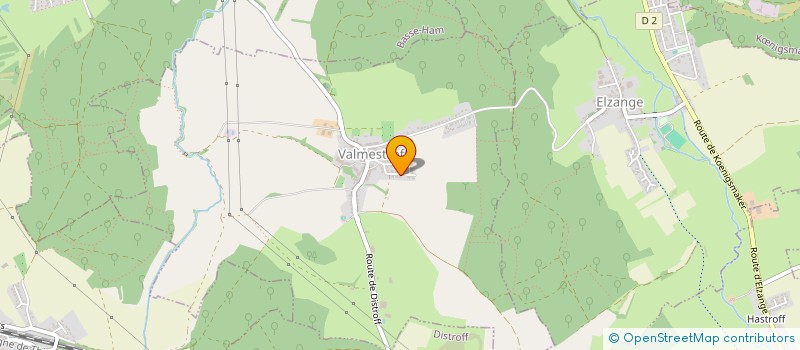 localisation de l'entreprise ZLR  VALMESTROFF